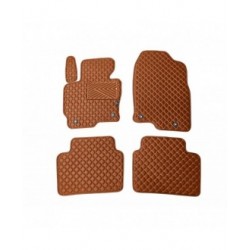 Kilimėliai QuiltyMats MAZDA CX-5 2012-2016 (4 vnt.), Brown-Brown /55-14