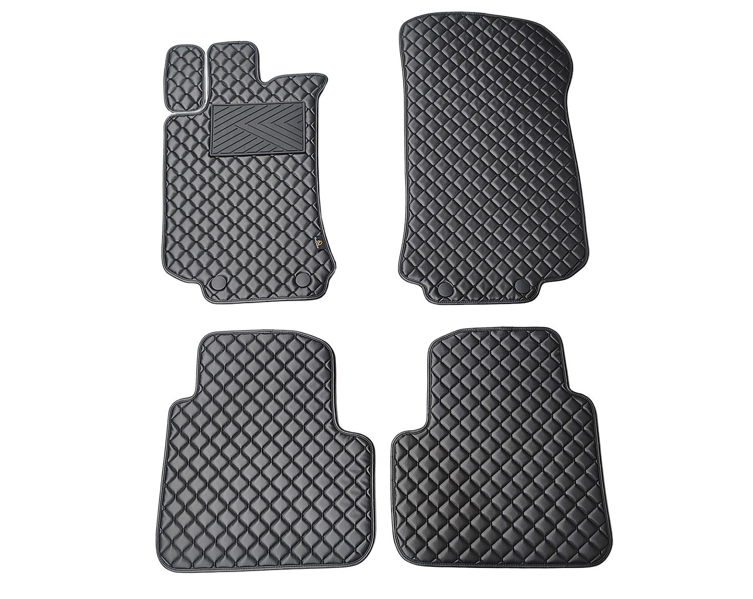  Kilimėliai QuiltyMats MERCEDES-BENZ R-class W251 2005-2015 (4 vnt.), Black-Black /11-14 Automobiliniai kilimėliai