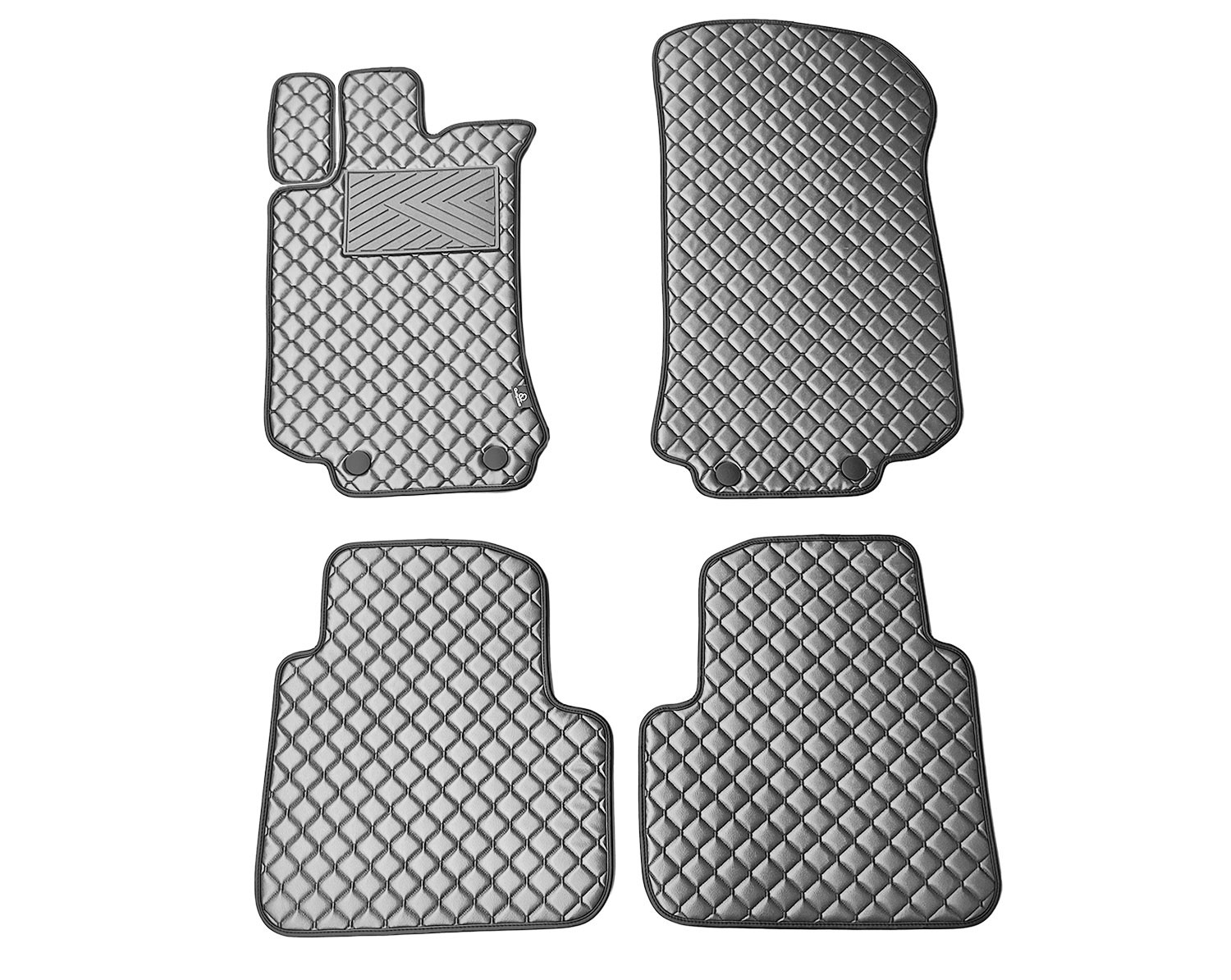  Kilimėliai QuiltyMats MERCEDES-BENZ R-class W251 2005-2015 (4 vnt.), D.Gray-Gray /33-14 Automobiliniai kilimėliai