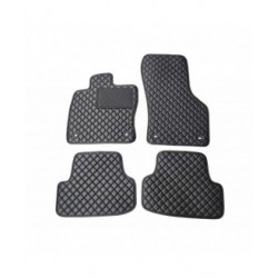 Kilimėliai QuiltyMats SKODA KAROQ 2017- (4 vnt.), Black-Black /11-14