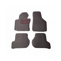 Kilimėliai QuiltyMats VOLKSWAGEN GOLF 2003-2009 (4 vnt.), Black-Red /16-14