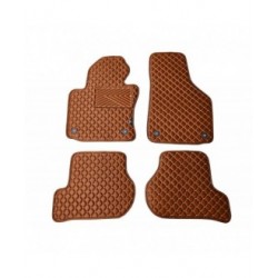 Kilimėliai QuiltyMats VOLKSWAGEN GOLF 2003-2009 (4 vnt.), Brown-Brown /55-14