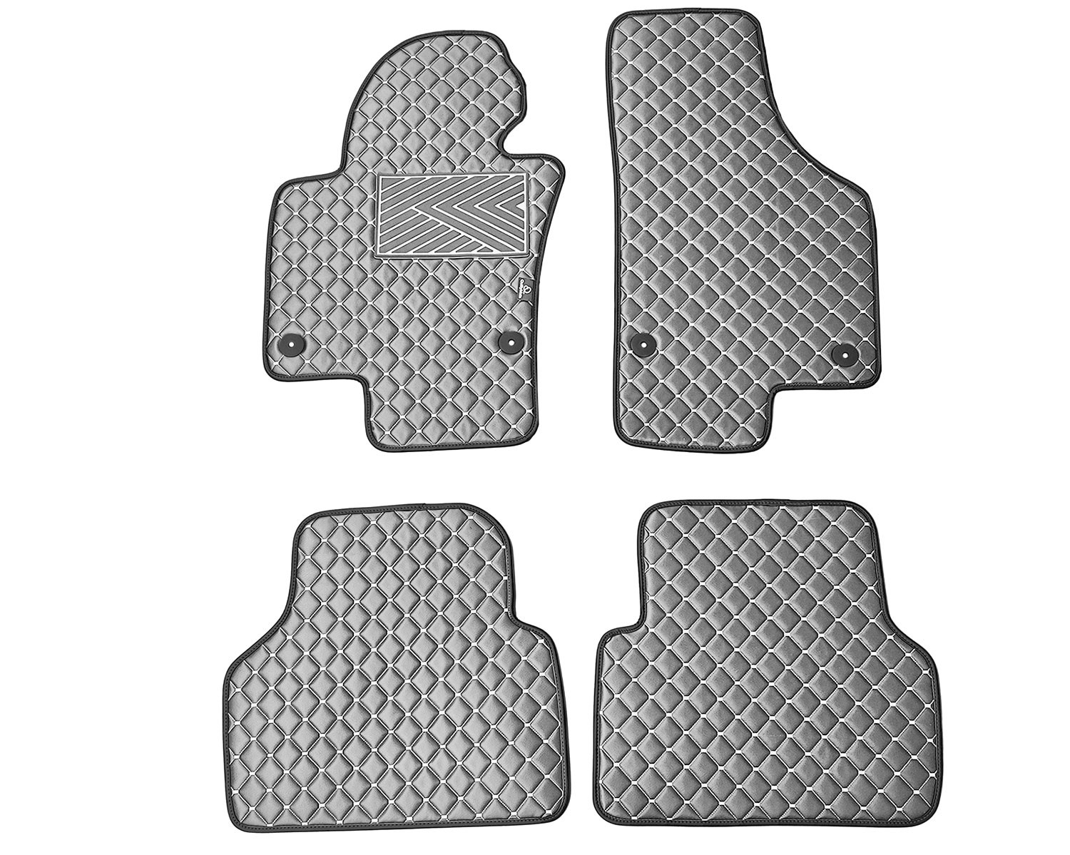  Kilimėliai QuiltyMats VOLKSWAGEN TIGUAN 2007-2016 (4 vnt.), D.Gray-Gray /33-14 Automobiliniai kilimėliai