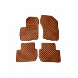 Kilimėliai QuiltyMats CITROEN C-CROSSER 2007-2012 (4 vnt.), Brown-Brown /55-14