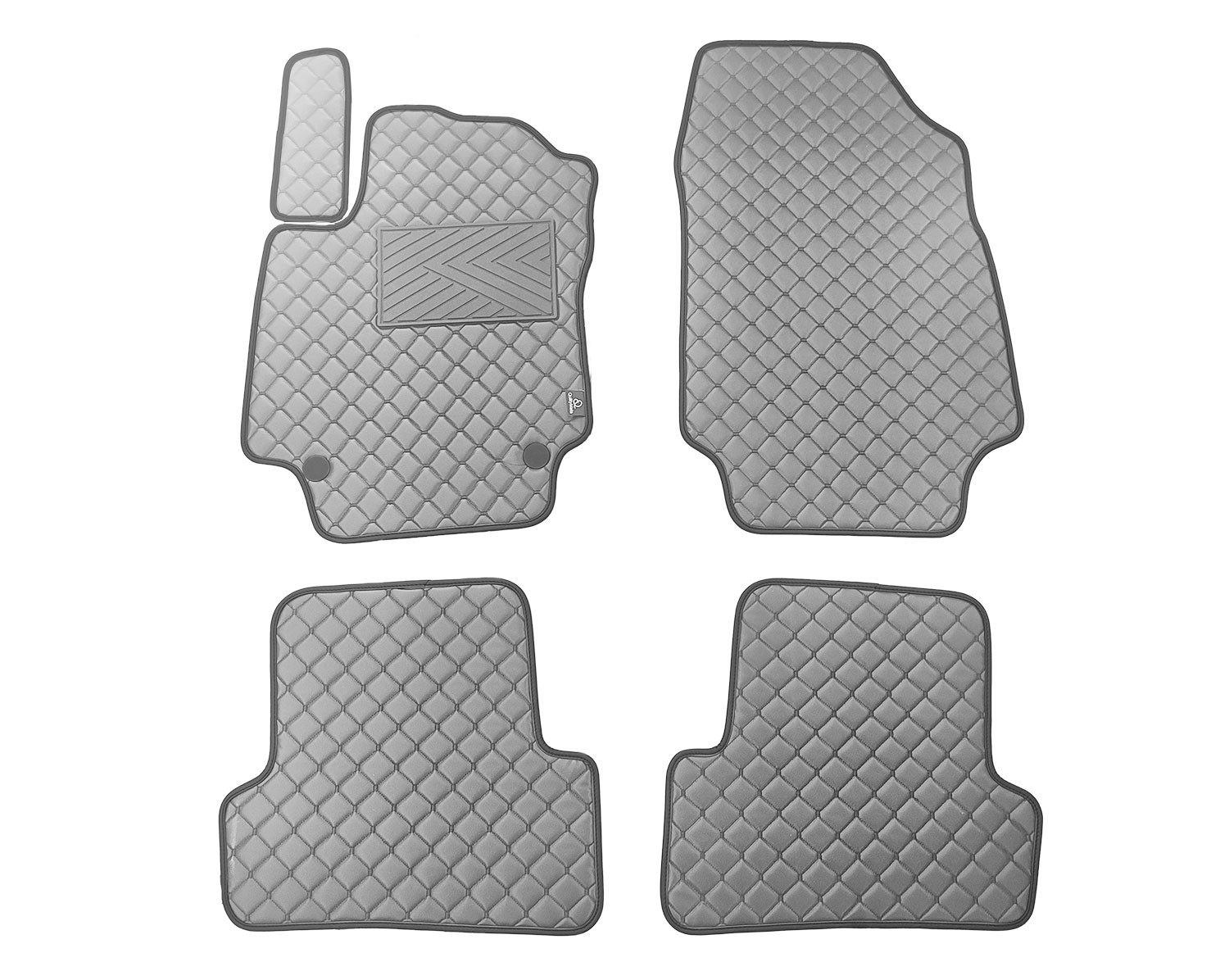 Kilimėliai QuiltyMats RENAULT CAPTUR 2013-2018 (4 vnt.), D.Gray-Gray /33-14 Automobiliniai kilimėliai