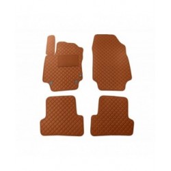 Kilimėliai QuiltyMats RENAULT CAPTUR 2013-2018 (4 vnt.), Brown-Brown /55-14