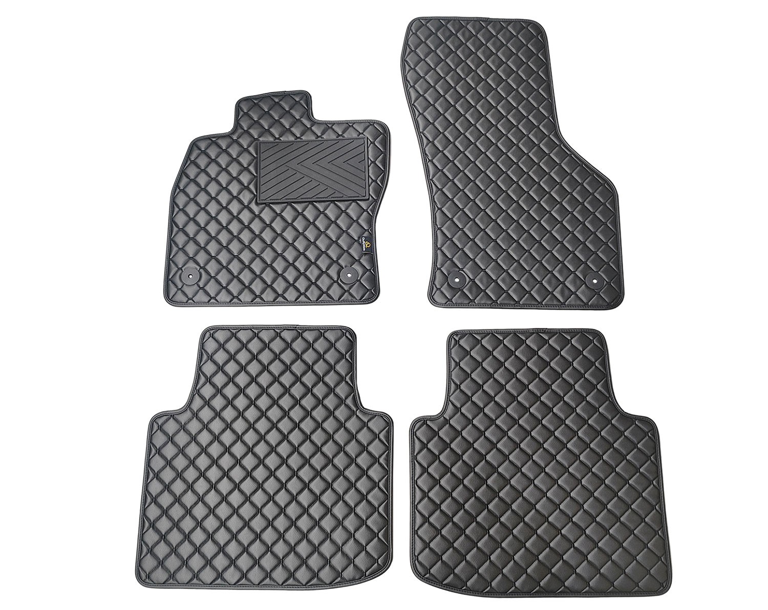  Kilimėliai QuiltyMats VOLKSWAGEN ARTEON 2017-2023 (4 vnt.), Black-Black /11-14 Automobiliniai kilimėliai