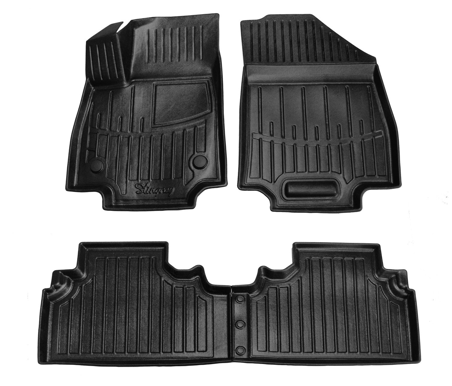  Kilimėliai 3D KIA EV3 2024-, 4 vnt. juodi /5010224 Automobiliniai kilimėliai