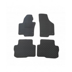 Kilimėliai QuiltyMats SKODA SUPERB 2008-2015 (4 vnt.), Black-Black /11-14