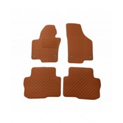 Kilimėliai QuiltyMats SKODA SUPERB 2008-2015 (4 vnt.), Brown-Brown /55-14