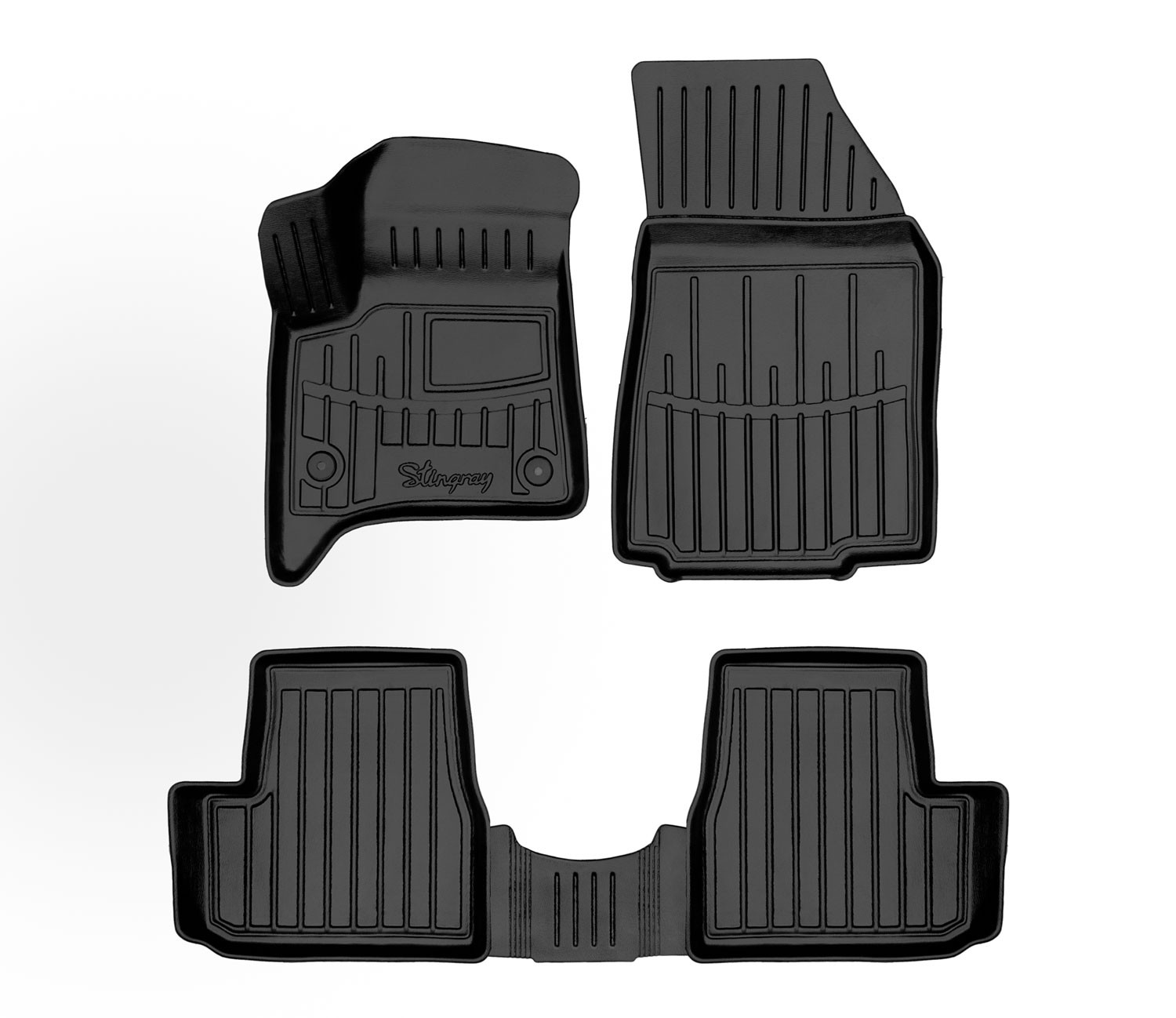  Kilimėliai 3D CITROEN C3 IV (hibridas) 2024-, 4 vnt. juodi /5003154 Automobiliniai kilimėliai