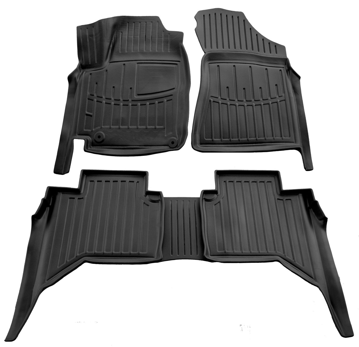  Kilimėliai 3D FIAT Titano 2024-, 5 vnt. juodi /5016165 Automobiliniai kilimėliai