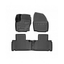 Kilimėliai 3D FORD S-Max 2011-2014, (apvalūs žiedai.), 4 vnt. juodi /5007154