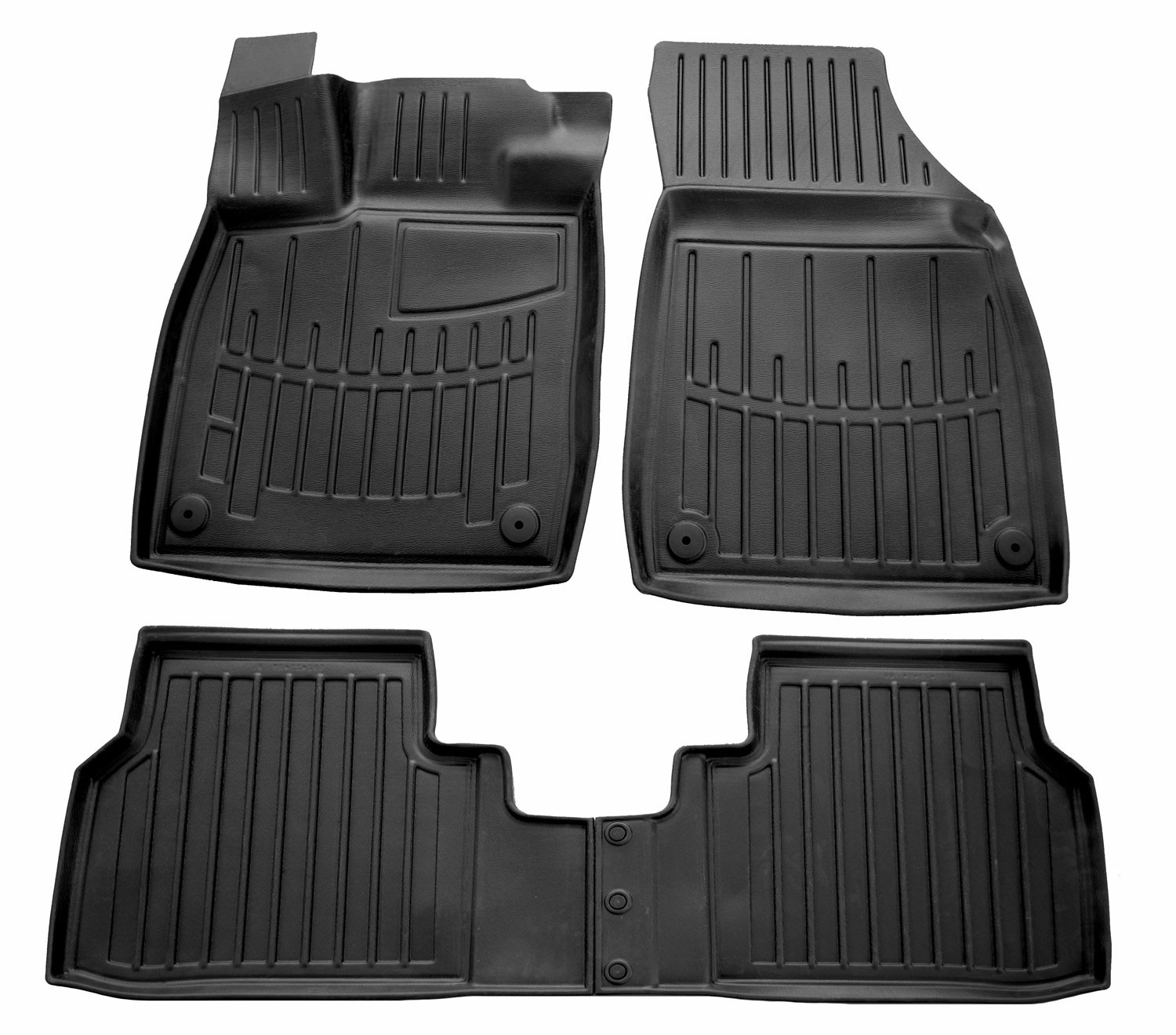 Kilimėliai 3D VOLKSWAGEN ID.4 X 2020-, 4 vnt. juodi /5024294 Automobiliniai kilimėliai