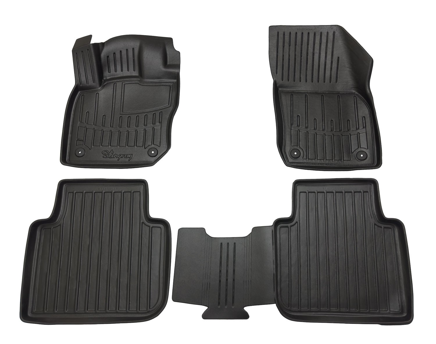  Kilimėliai 3D VOLKSWAGEN Tayron 2024-, 4 vnt. juodi /5024474 Automobiliniai kilimėliai