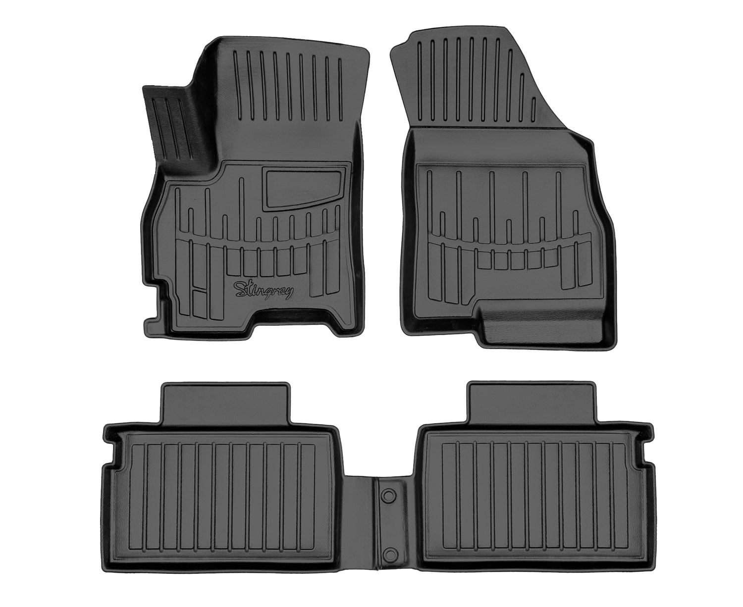  Kilimėliai 3D CHERY Tiggo 4 (5x) 2017-, (benzinas), 4 vnt. juodi /5017034 Automobiliniai kilimėliai