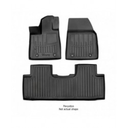 Kilimėliai 3D SSANGYONG / KGM Rexton (Y450) 2020-, 3 vnt. juodi /5019023