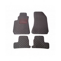 Kilimėliai QuiltyMats ALFA Romeo BRERA 2005-2010 (4 vnt.), Black-Red /16-14