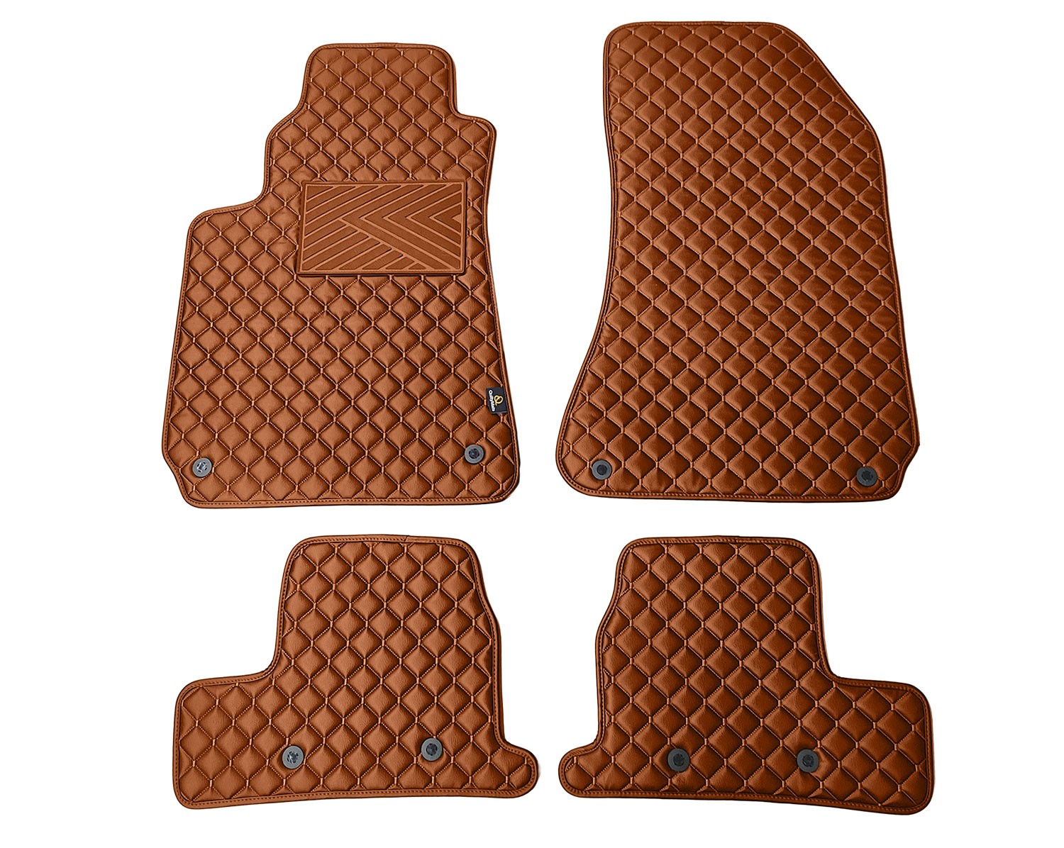  Kilimėliai QuiltyMats ALFA Romeo BRERA 2005-2010 (4 vnt.), Brown-Brown /55-14 Automobiliniai kilimėliai
