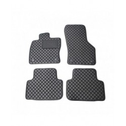 Kilimėliai QuiltyMats SKODA OCTAVIA 2020- (4 vnt.), Black-Black /11-14