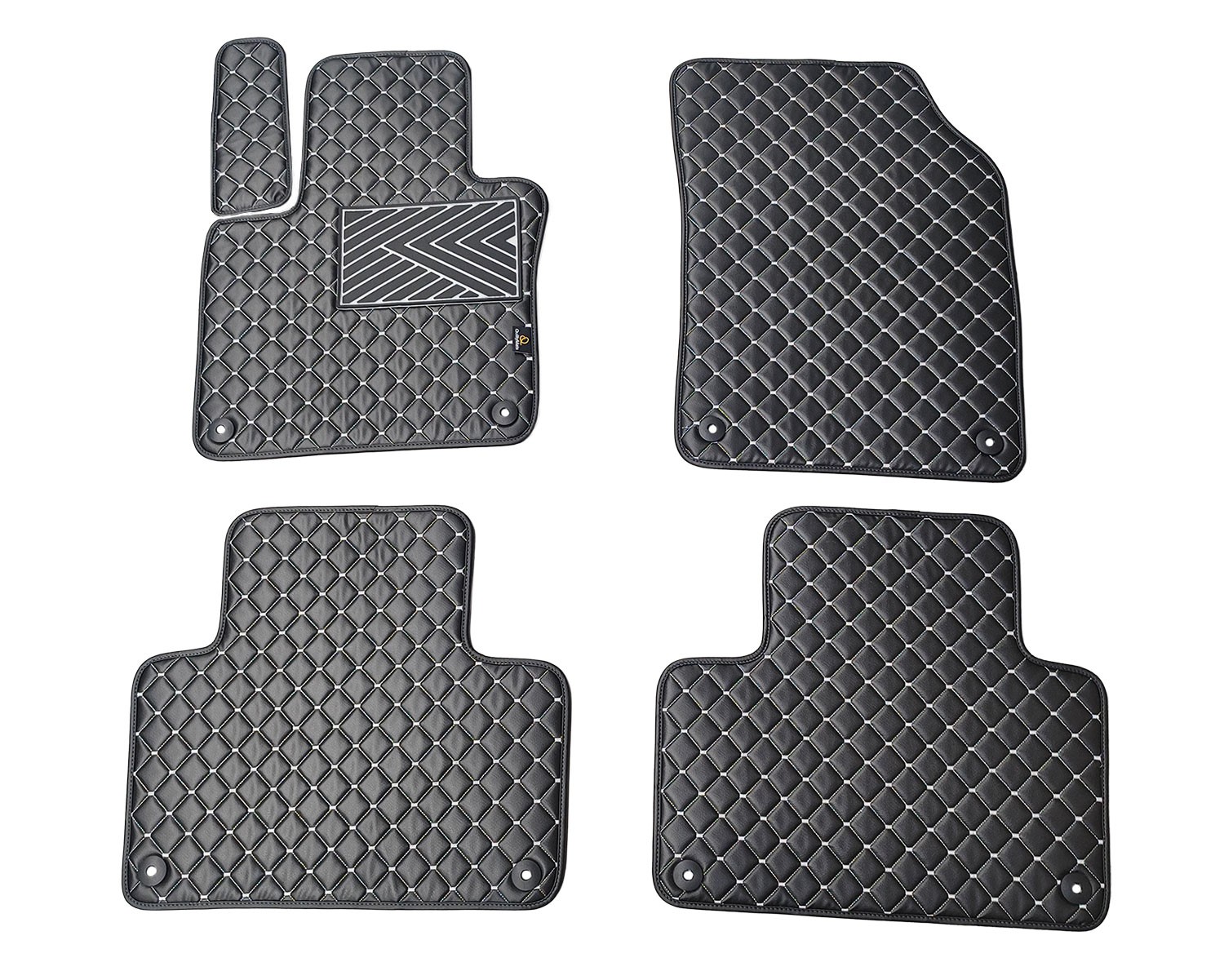 Kilimėliai QuiltyMats VOLVO XC90 2015- (4 vnt.), Black-Gray /13-14 Automobiliniai kilimėliai Kilimėliai QuiltyMats VOLVO XC90 2015- (4 vnt.), Black-Gray /13-14 Automobiliniai kilimėliai