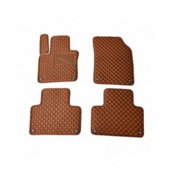 Kilimėliai QuiltyMats VOLVO XC90 2015- (4 vnt.), Brown-Brown /55-14