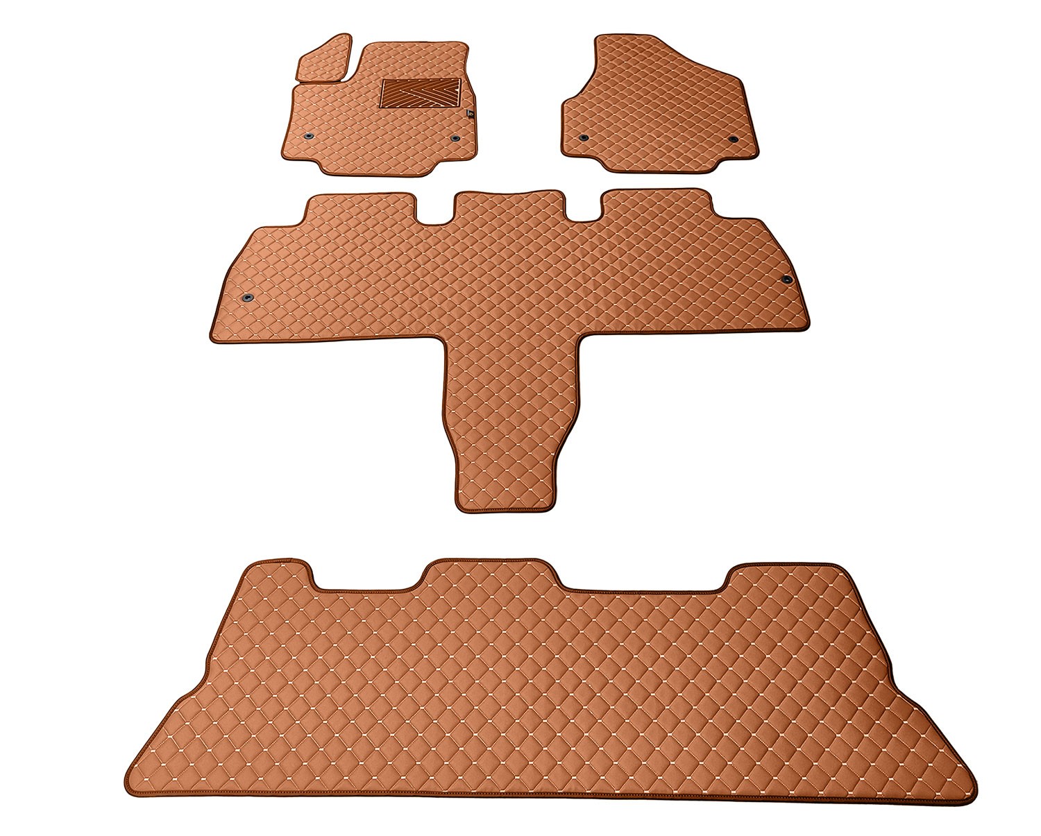  Kilimėliai QuiltyMats CHRYSLER PACIFICA 2021- (I, II ir III eilės, Hibridas) /55-MAX4 Automobiliniai kilimėliai