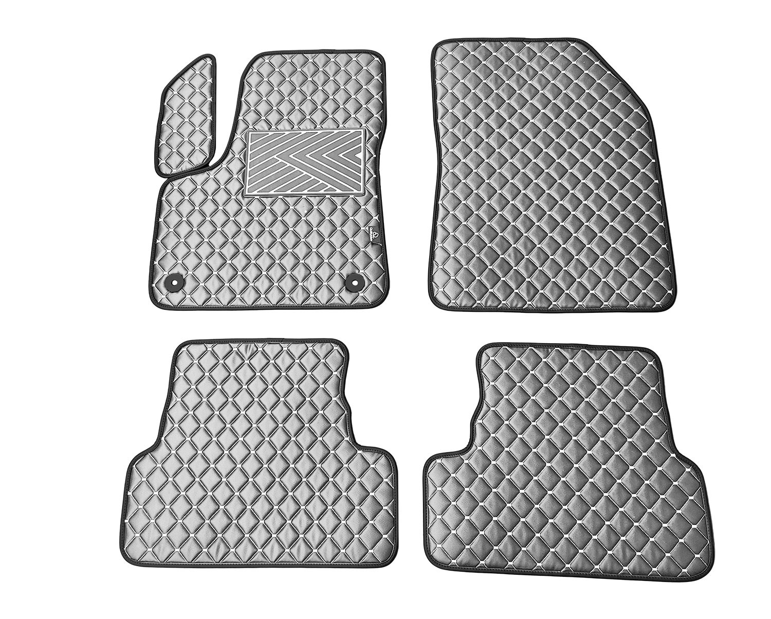  Kilimėliai QuiltyMats PEUGEOT 3008 2017-2024 (4 vnt.), D.Gray-Gray /33-14 Automobiliniai kilimėliai