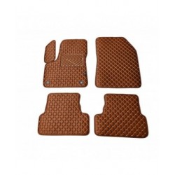 Kilimėliai QuiltyMats PEUGEOT 3008 2017-2024 (4 vnt.), Brown-Brown /55-14