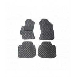 Kilimėliai QuiltyMats SUBARU OUTBACK 2015-2020 (4 vnt.), Black-Black /11-14