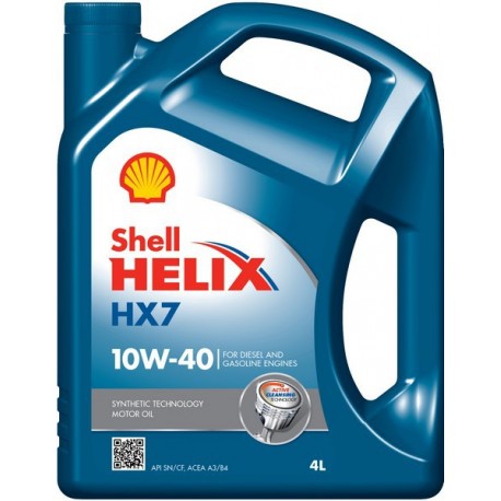 SHELL 10W40 HELIX HX7 4L Alyva