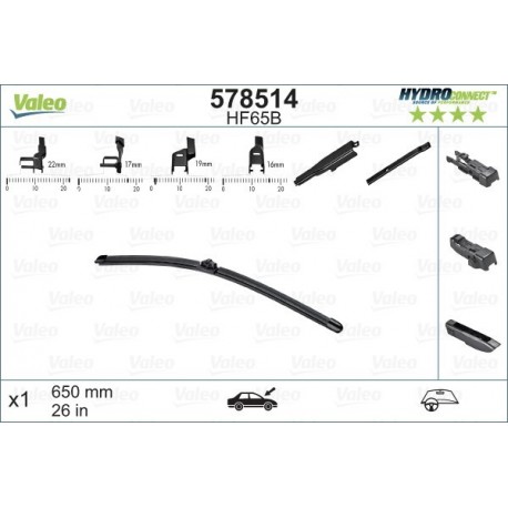 VALEO Valytuvas HF65B Valytuvai