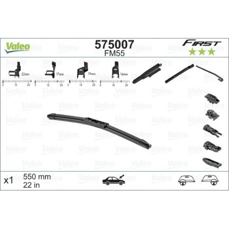 VALEO Valytuvas FM55 Valytuvai