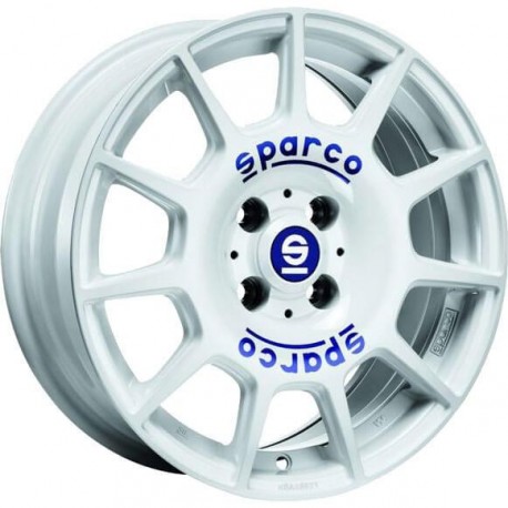 Terra White Blue Lettering