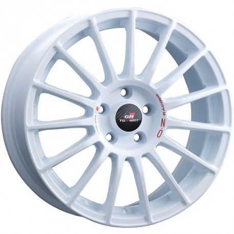 OZ Racing SUPERTURISMO TGR-WRT RACE WHITE + RED LETTERING Ratlankiai