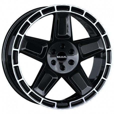 Trek Gloss Black Mirror Ring