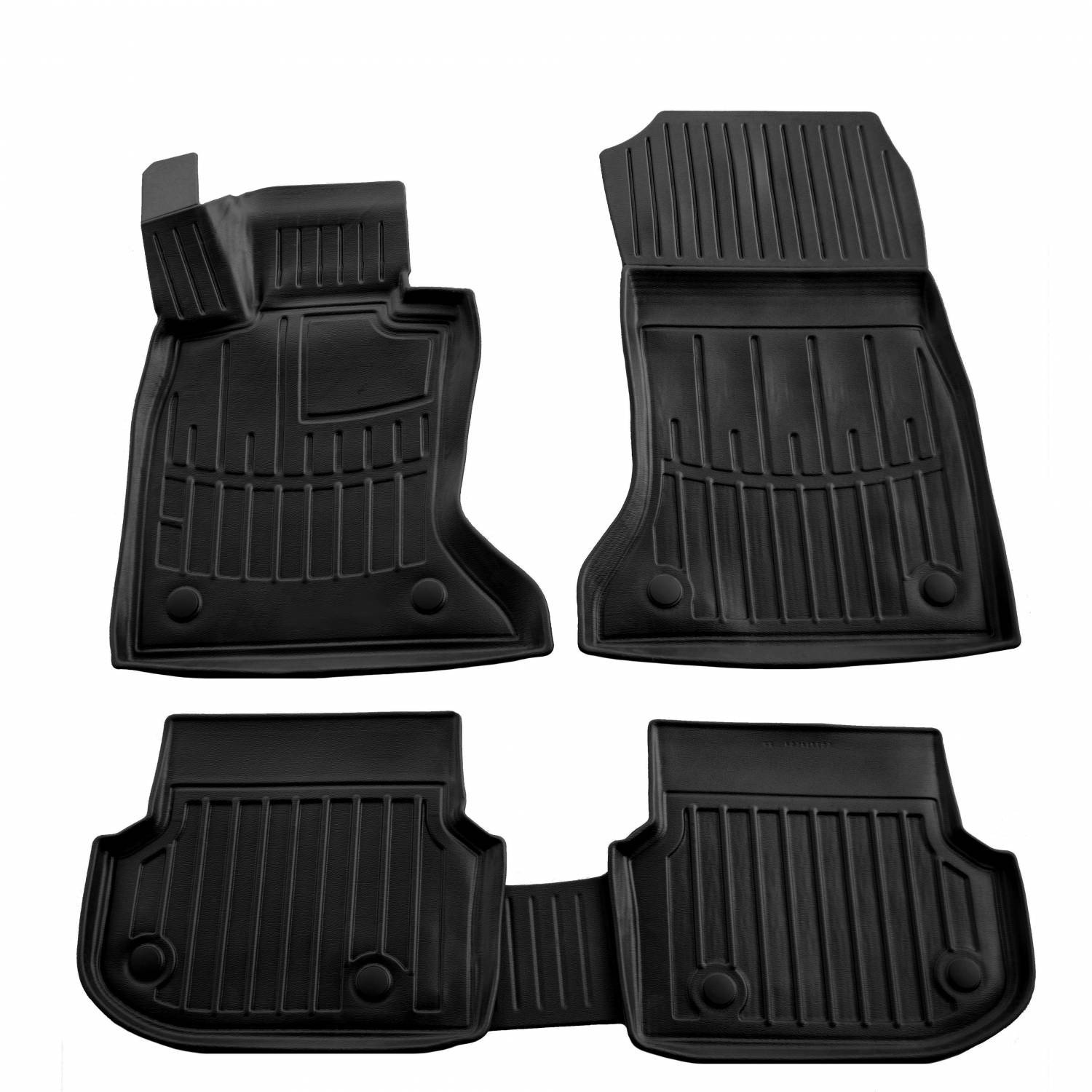  Kilimėliai 3D BMW 5 F10, F11 2010-2013, 5 pc. black /5027145 Automobiliniai kilimėliai