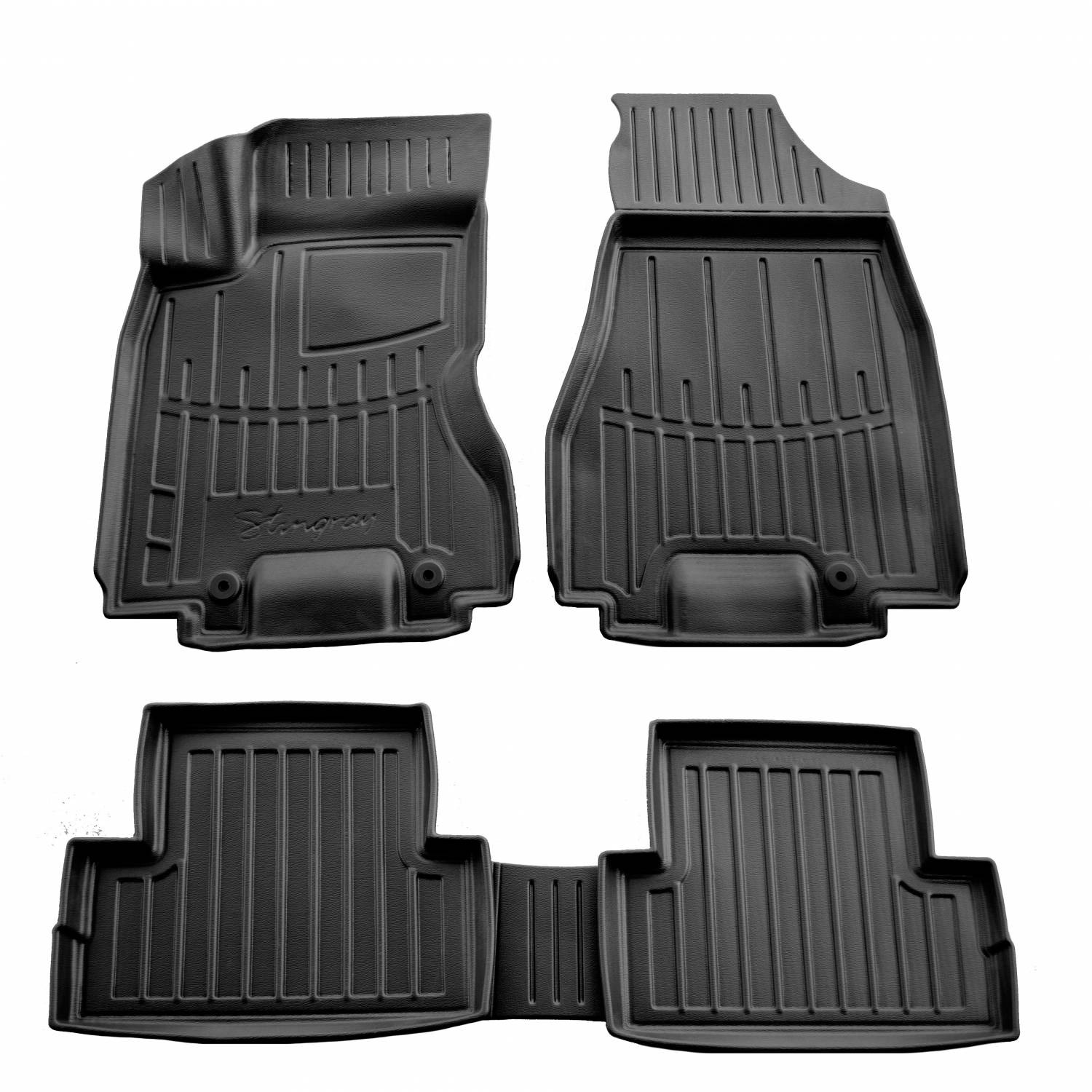  Kilimėliai 3D NISSAN X-Trail T31 2007-2014, 5 pc. black /5014145 Automobiliniai kilimėliai