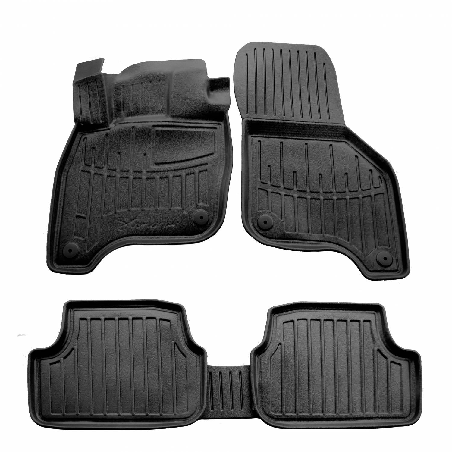  Kilimėliai 3D VOLKSWAGEN e-Golf 2014-2020, 5 pc. black /5024355 Automobiliniai kilimėliai