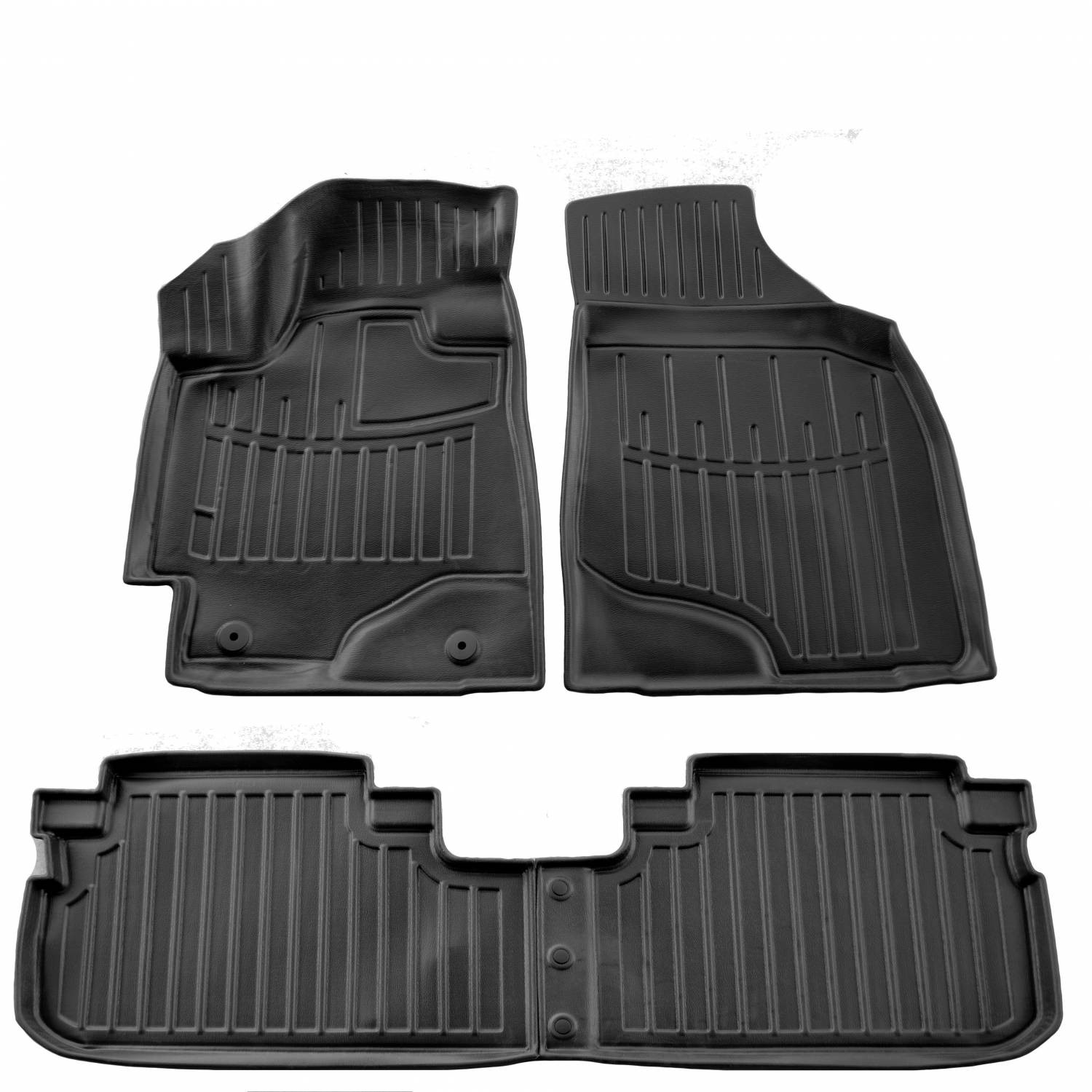  Kilimėliai 3D TOYOTA Highlander XU40 2008-2013, 4 pc. black /5022364 Automobiliniai kilimėliai