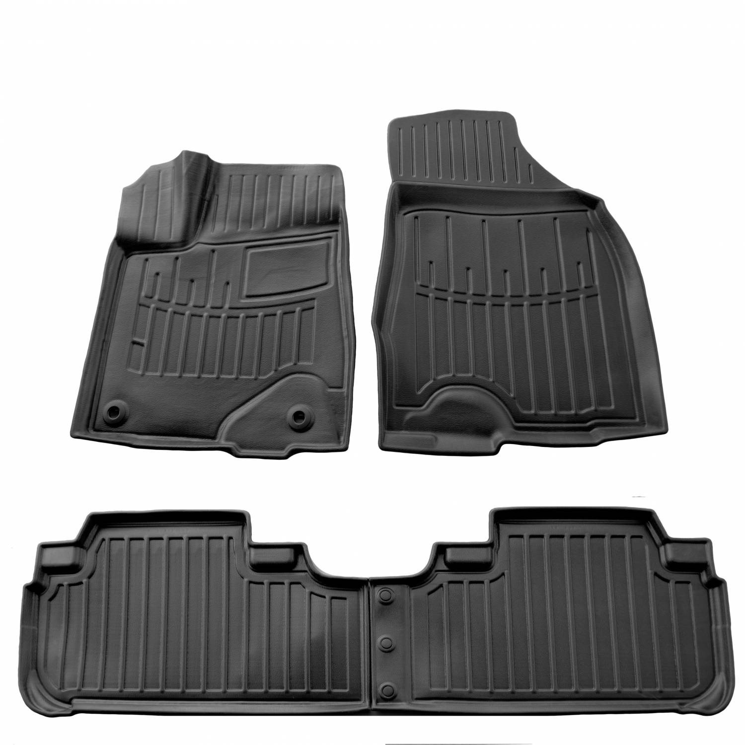  Kilimėliai 3D TOYOTA Highlander XU50 2013-2019, 4 pc. black /5022374 Automobiliniai kilimėliai