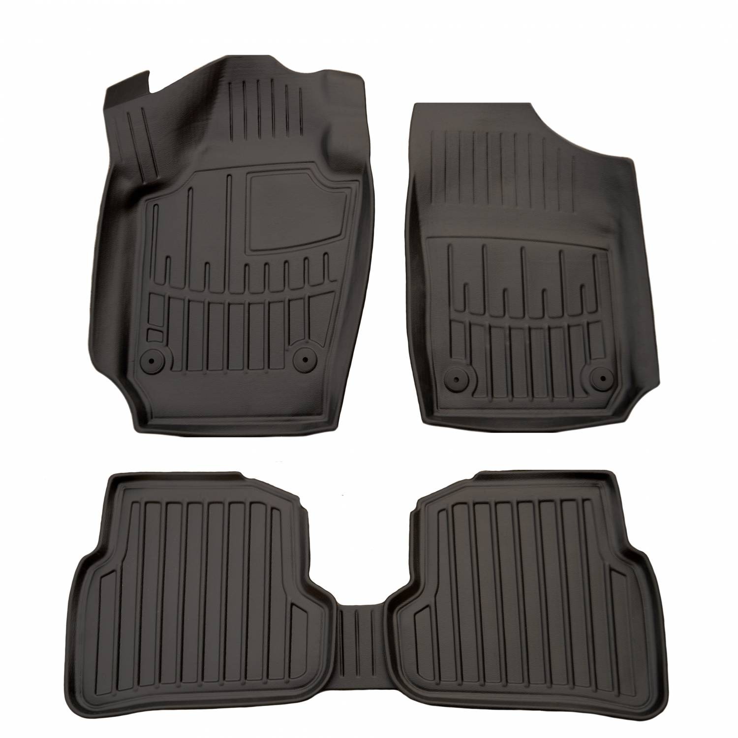  Kilimėliai 3D VOLKSWAGEN Polo V 2009-2017, 5 pc. black /5024385 Automobiliniai kilimėliai