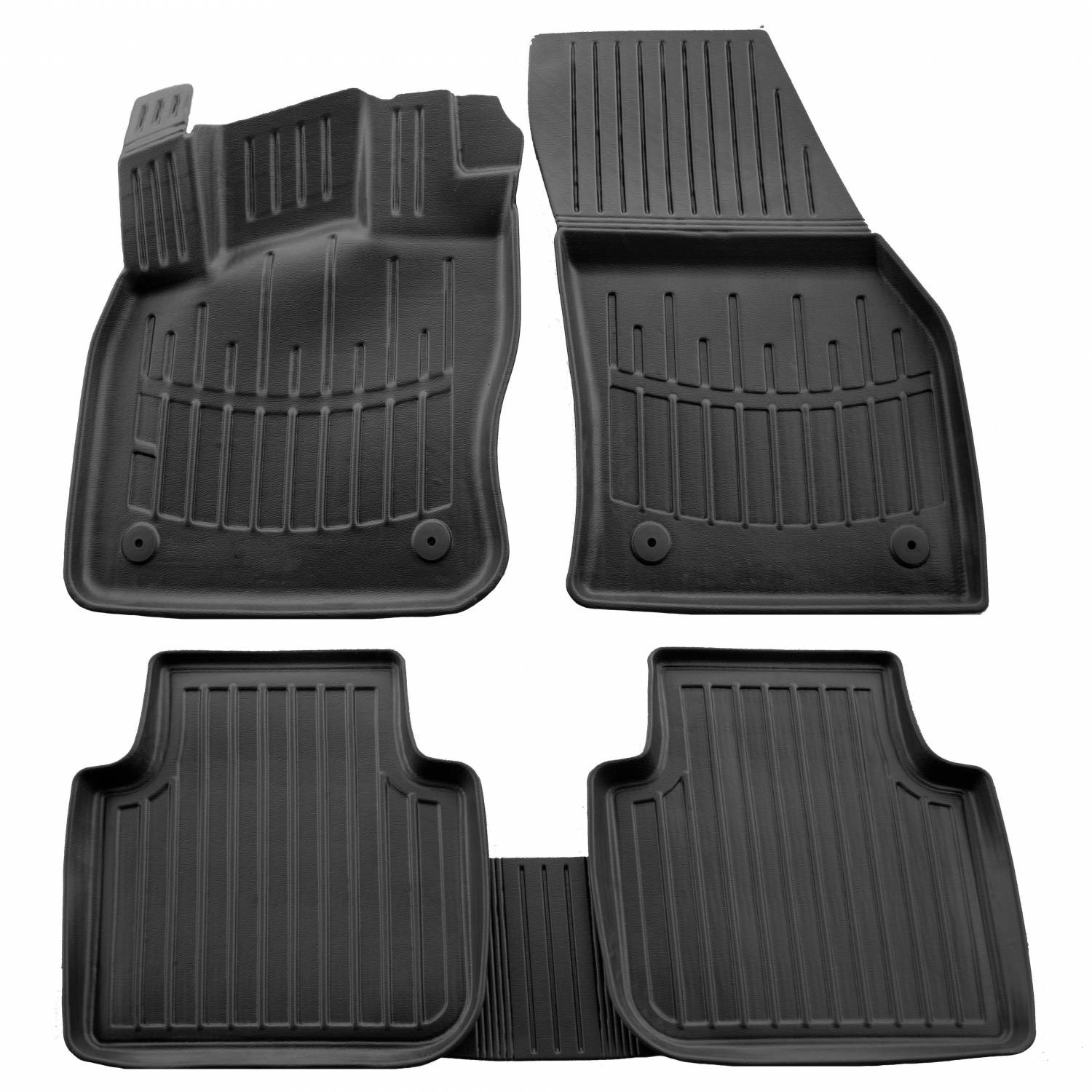  Kilimėliai 3D VOLKSWAGEN Tiguan II Allspace 2016-2024, 5 pc. black /5024395 Automobiliniai kilimėliai