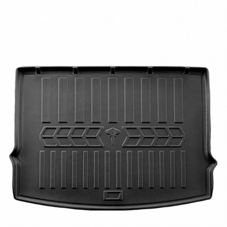  Guminis bagažinės kilimėlis JEEP Compass II 2016- black /6046081 Automobiliniai kilimėliai