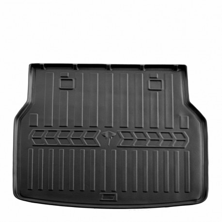  Guminis bagažinės kilimėlis MERCEDES BENZ W203 C 2001-2007 (universal) black /6012111 Automobiliniai kilimėliai
