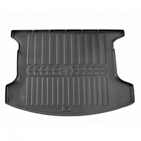  Guminis bagažinės kilimėlis NISSAN QASHQAI plus2 2008-2014 (5 seats used) black /6014181 Automobiliniai kilimėliai