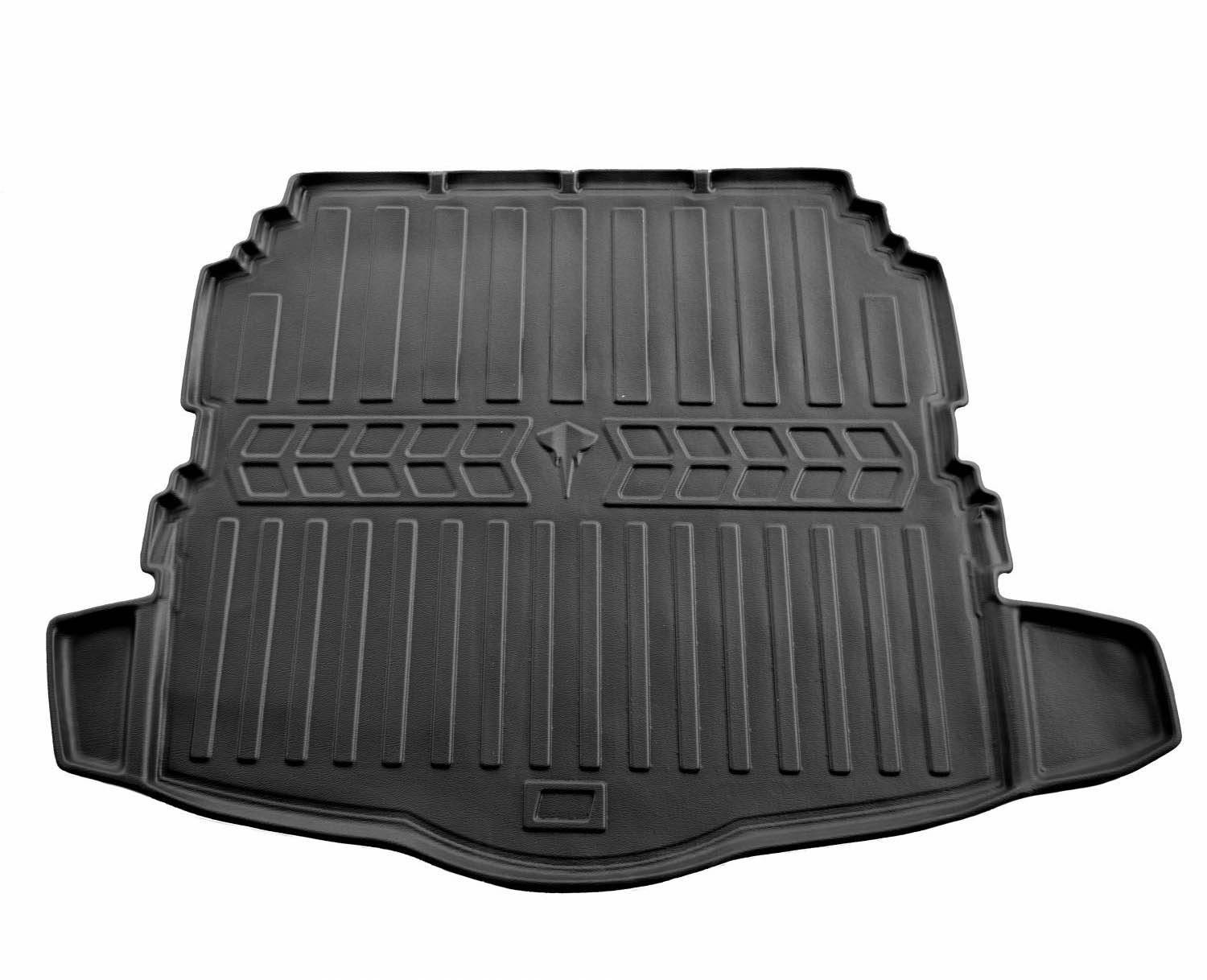  Guminis bagažinės kilimėlis NISSAN Rogue T33 2021- (5 seats/lower trunk) black /6014161 Automobiliniai kilimėliai