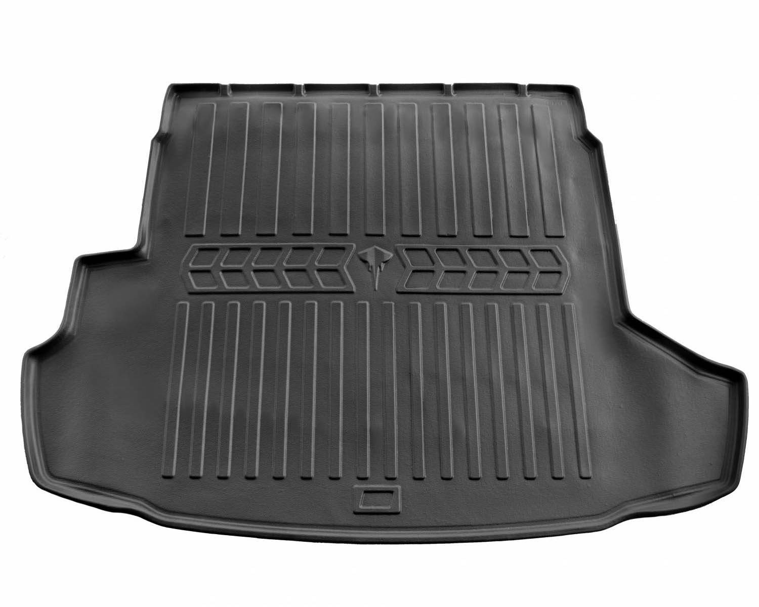  Guminis bagažinės kilimėlis NISSAN X-Trail T31 2007-2014 (upper trunk) black /6014151 Automobiliniai kilimėliai