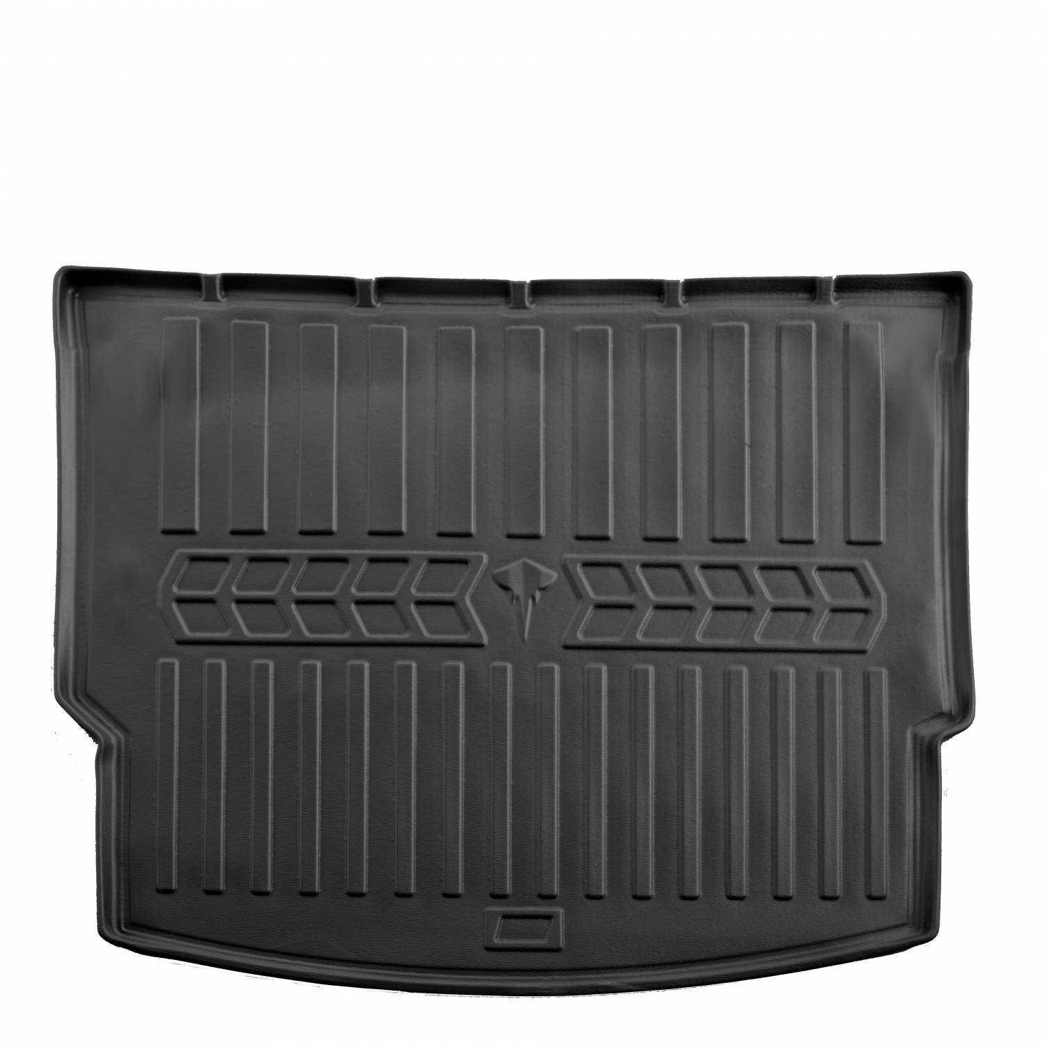  Guminis bagažinės kilimėlis NISSAN X-Trail T33 2021- (5 seats/upper trunk) black /6014171 Automobiliniai kilimėliai