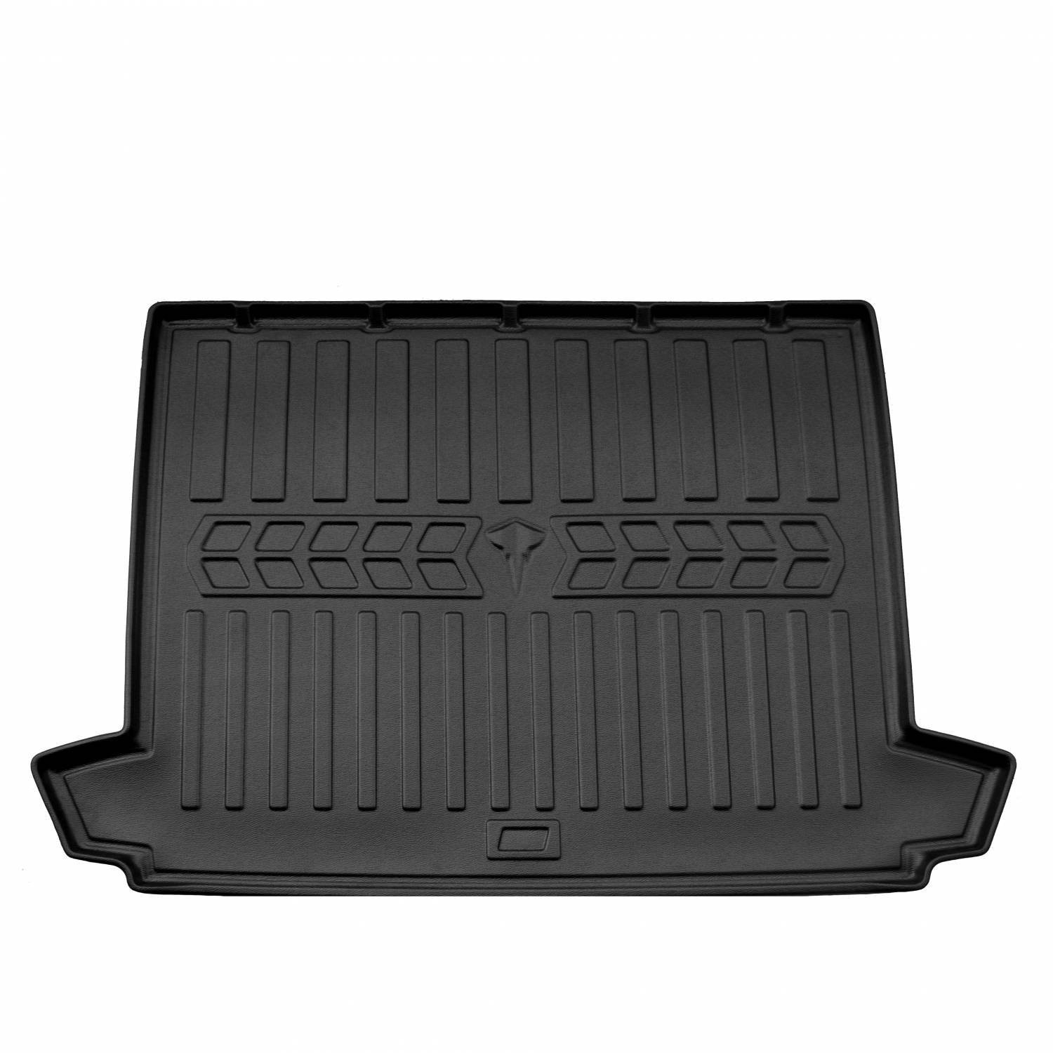  Guminis bagažinės kilimėlis RENAULT Clio III 2005-2012 (universal/upper boot) black /6018221 Automobiliniai kilimėliai